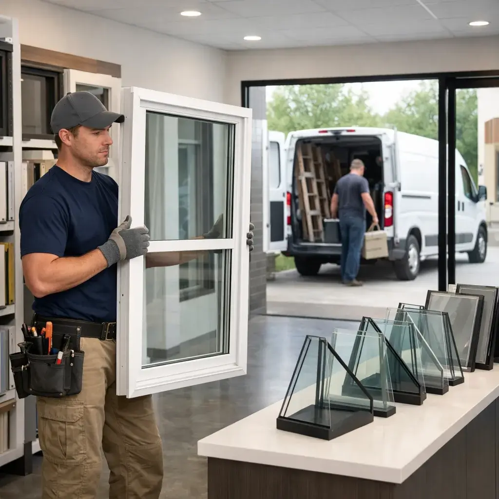 Fulton — window installation
