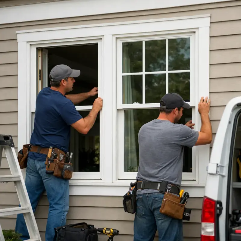 Double-Hung Windows Laurel
